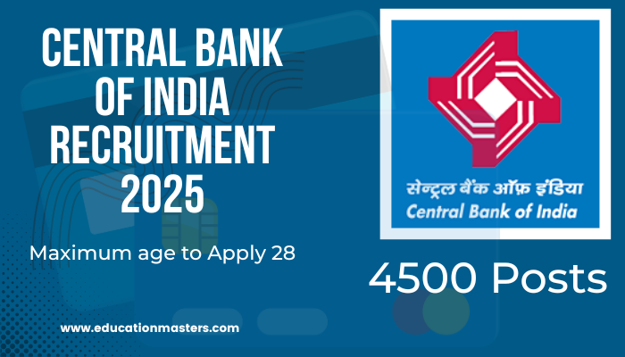 central bank of india recruitment 2025